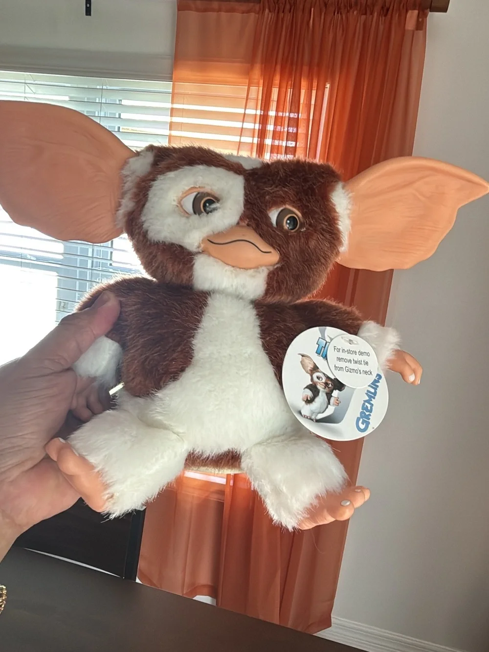 Gremlins Dancing Gizmo Plush Doll - Brown & White